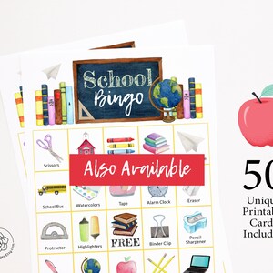 School Scattergories - Printable Scattergories Template, Party Game ...