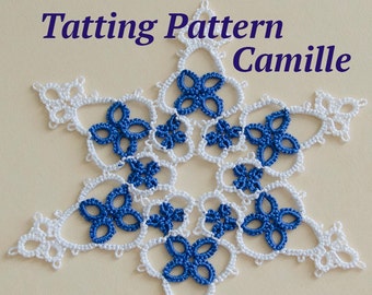 Snowflake Lace Tatting Pattern Camille