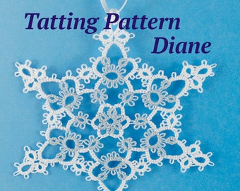 Snowflake Lace Tatting Pattern Diane