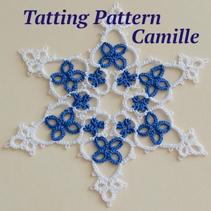 Snowflake Lace Tatting Pattern Camille