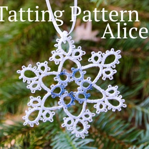 Snowflake Lace Tatting Pattern Alice image 3