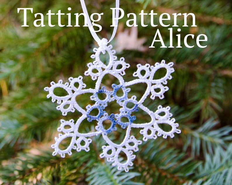 Snowflake Lace Tatting Pattern Alice image 3
