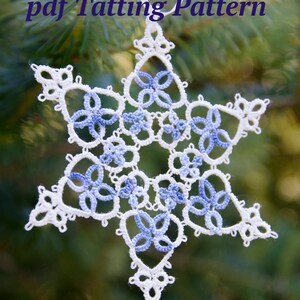 Snowflake Lace Tatting Pattern Camille image 2