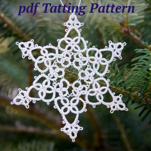 Snowflake Lace Tatting Pattern Camille image 3