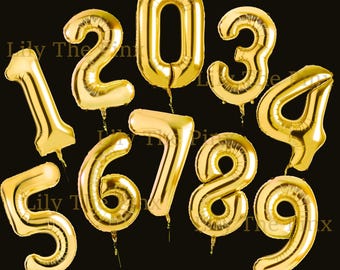 Free Postage! Extra large GOLD foil number BALLOONS 85cm inches BIRTHDAY or anniversary celebration 1 2 3 4 5 6 7 8 9 10 18 40 50 60 70