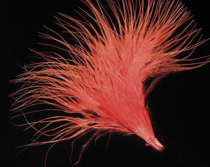 Pack of 36 RED real FEATHER stems 90mm great for crafting, hatmaking, wedding hair, floral decorations and bouquets