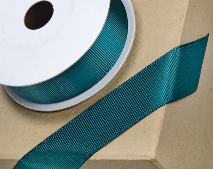 TEAL BLUE GREEN Grosgrain ribbed ribbon full 10M x meter reels ideal for decorating wedding party, gifts or crafts 10mm 16mm 25mm 38mm