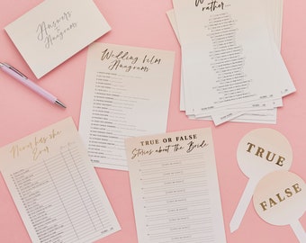HEN PARTY TRIVIA True or False game how well do you know the bride?. Loads of quizzing fun to get your party started