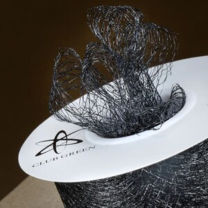 BLACK SPIDERS WEB net ribbon full 20 meter x 35mm reel ideal for decorating wedding or party venues, gifts or crafts to dress chairs or hats