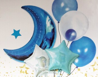ZOOYOO 36 Moon Foil Mylar Balloon Silver 10pcs Balloons For Birthday Party & Wedding Decoration ZOOYOO 36 Moon Foil Mylar Balloon Silver 10pcs Balloons For Birthday Party & Wedding Decoration