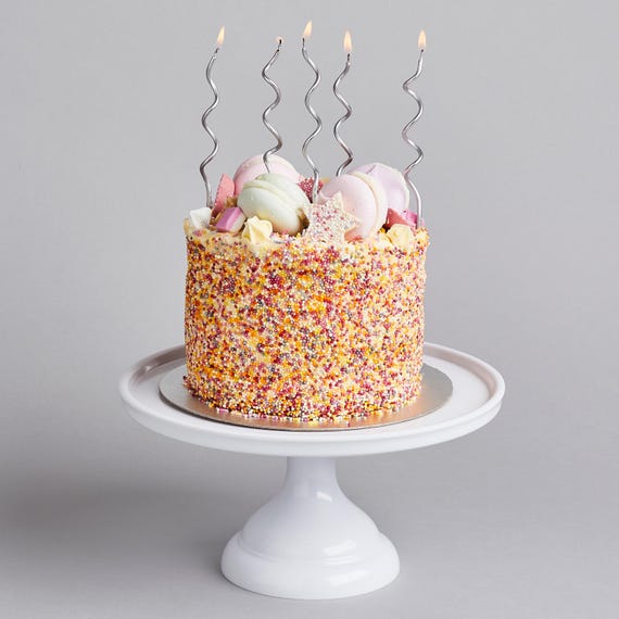 12 candele alte dorate, candele di compleanno, candele per torta