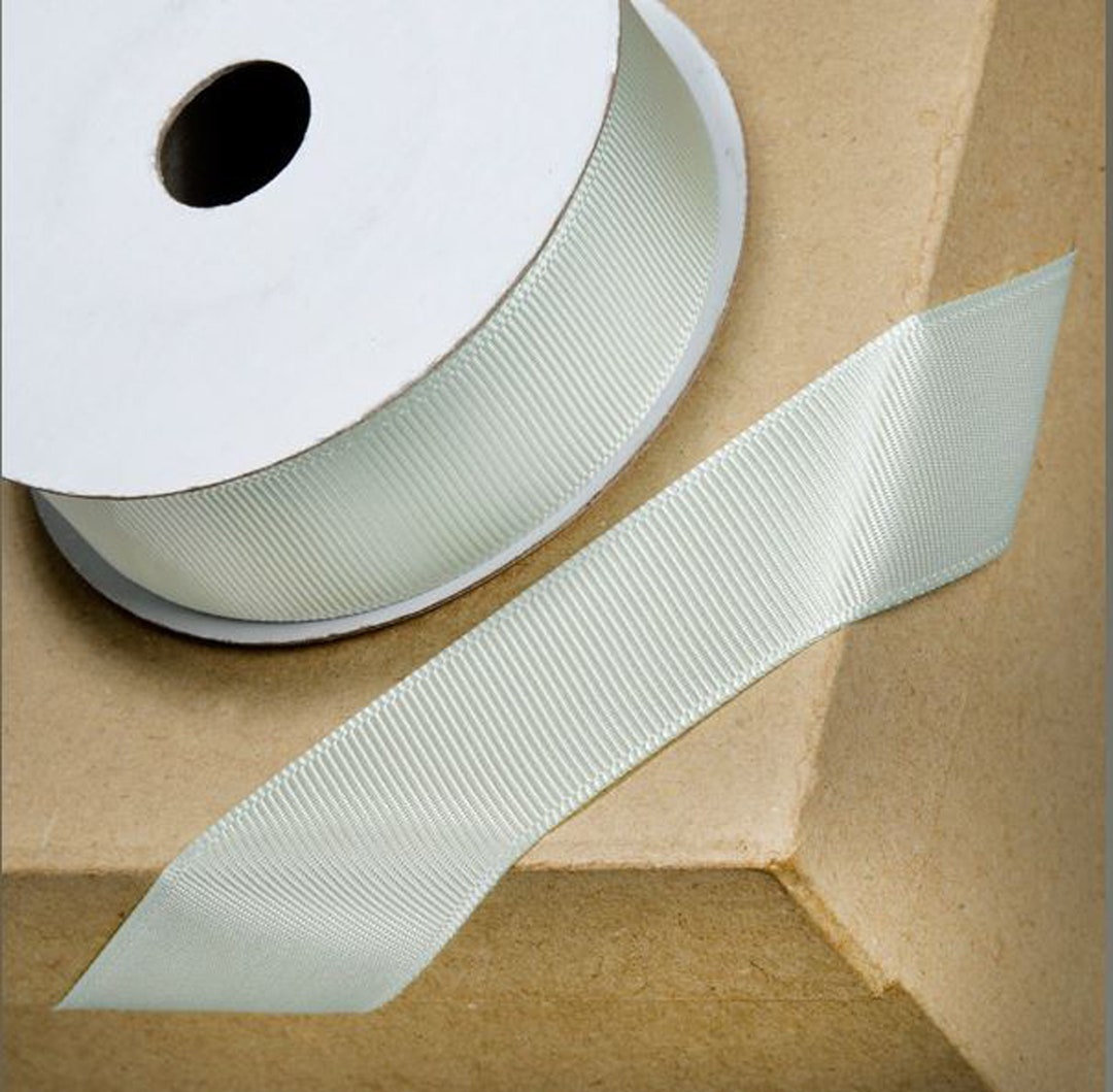 FREE Postage! SAGE GREEN Grosgrain Ribbed Ribbon Full 10M Reels Ideal ...