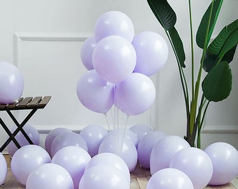 12 pack of pastel purple 300mm macaron latex balloons baby shower gender reveal or childrens birthday party