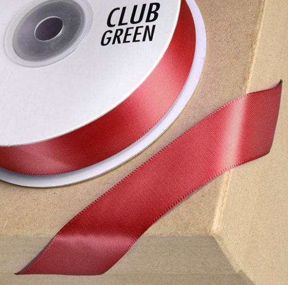 Double Sided Satin Ribbon - Red 3mm Double Sided Satin Ribbon - Red 3mm