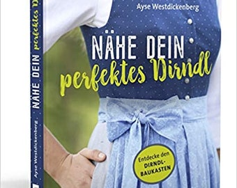 Schnittmuster Dirndl, Nähbuch, Papier Schnittmuster, Anleitung