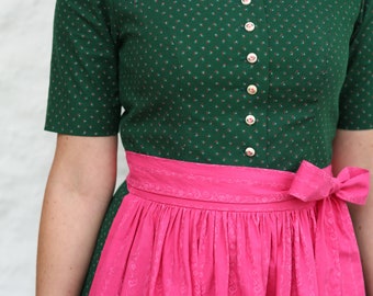 dirndl apron pattern, sewing pattern, austrian dress, xl dirndl, 8 sizes