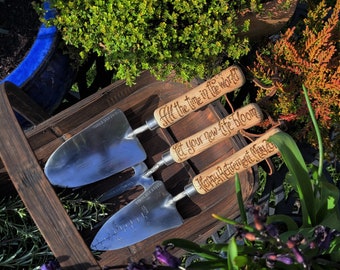 Garden Tools Gift Retirement  "All the time in the world" Leaving "Let your new life bloom", perfect gift for garden loving work colleague