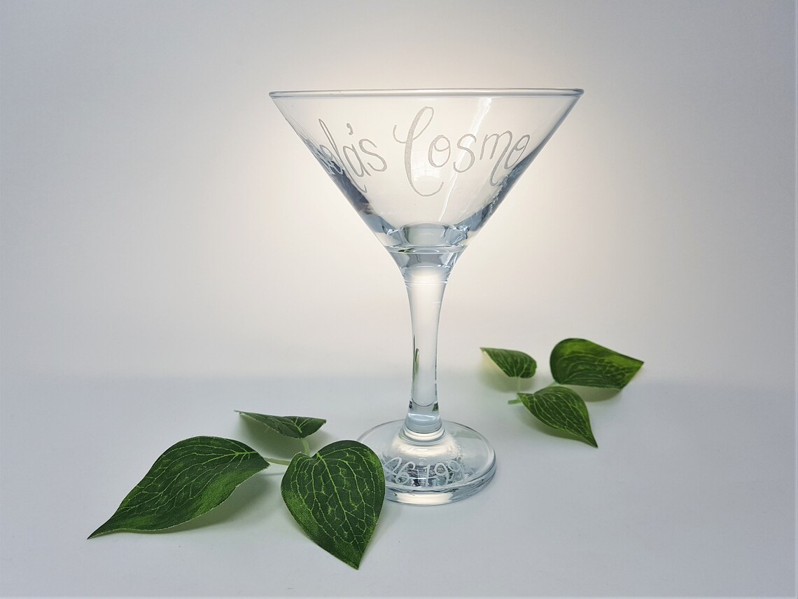 Personalised Cosmopolitan Cocktail Glass Cosmo Gift Custom Etsy