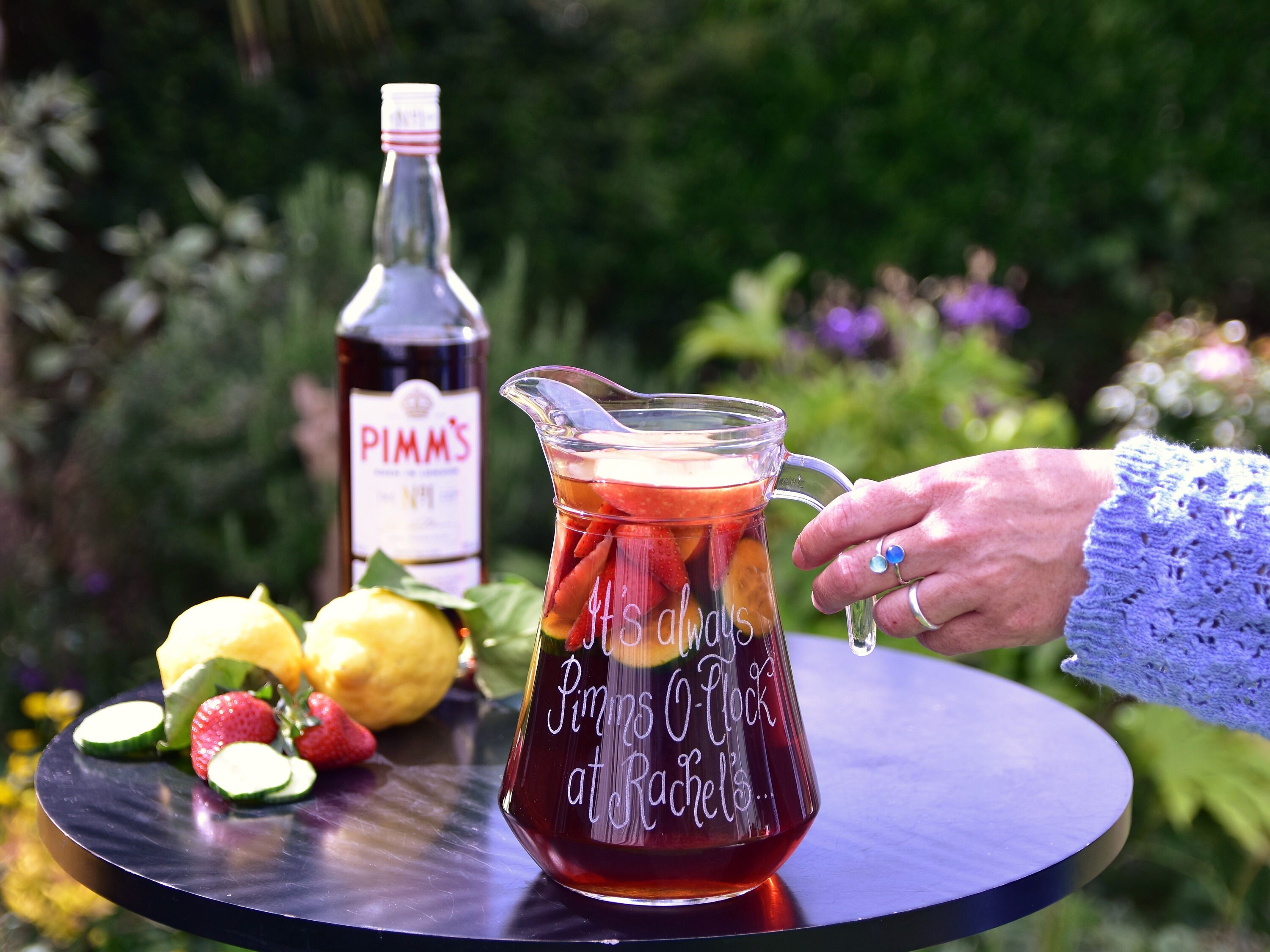 Personalised Glass Pimms Jug Custom Birthday Gift Pimms Etsy UK