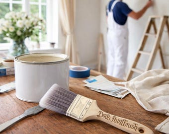 Personalised Paint Brush: Hand Engraved Custom Paintbrush with any message