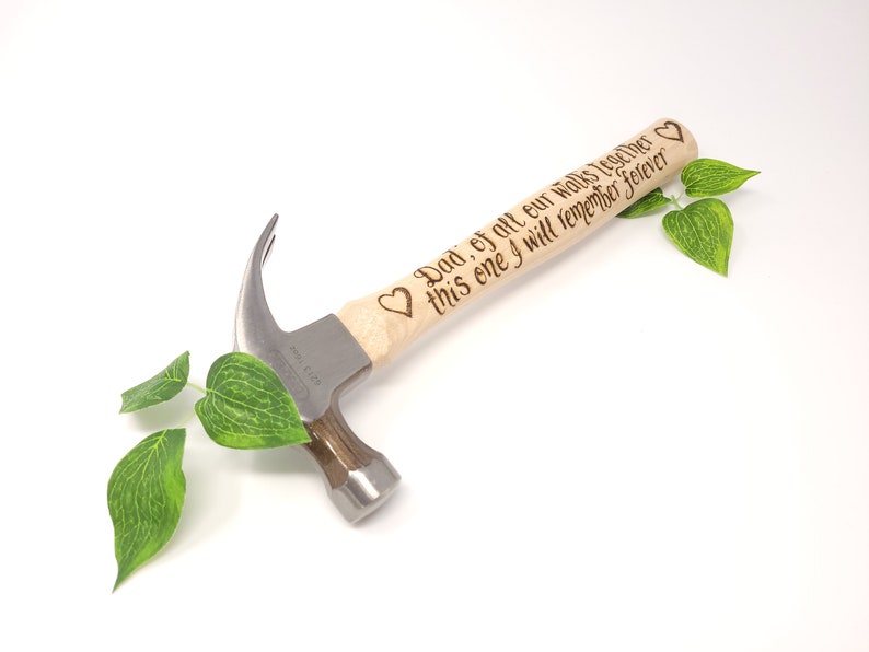 Personalised Hammer Gift From Bride Father of the Bride Etsy UK