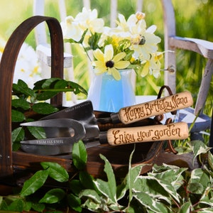 Nanny Garden tools personalised, hand engraved If Nannies were flowers we would pick you, Gardening Gift for Grandma or Nan from grandchild image 5