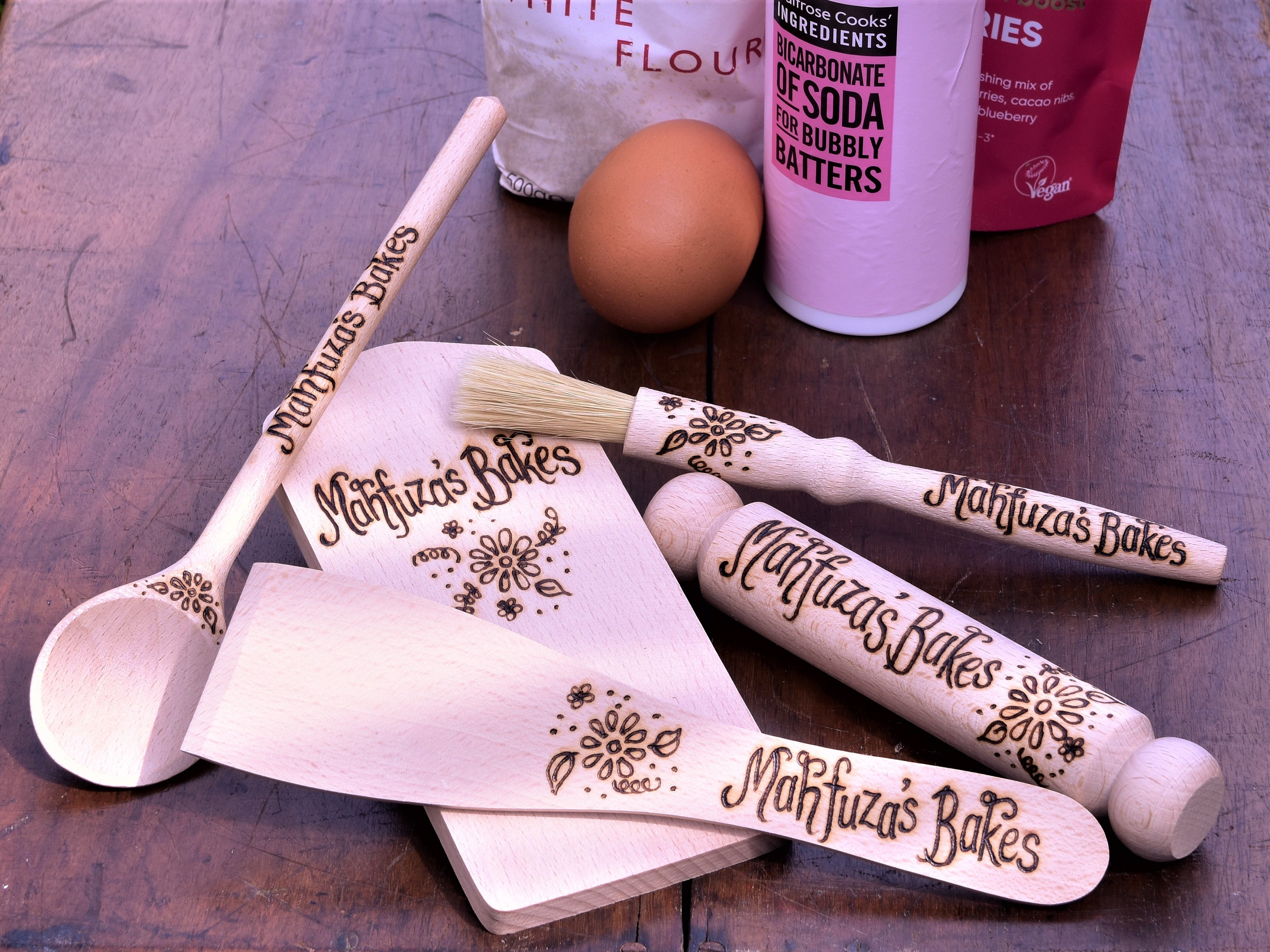 Personalised Childrens Baking Set Custom Gift Idea Toy for Etsy UK