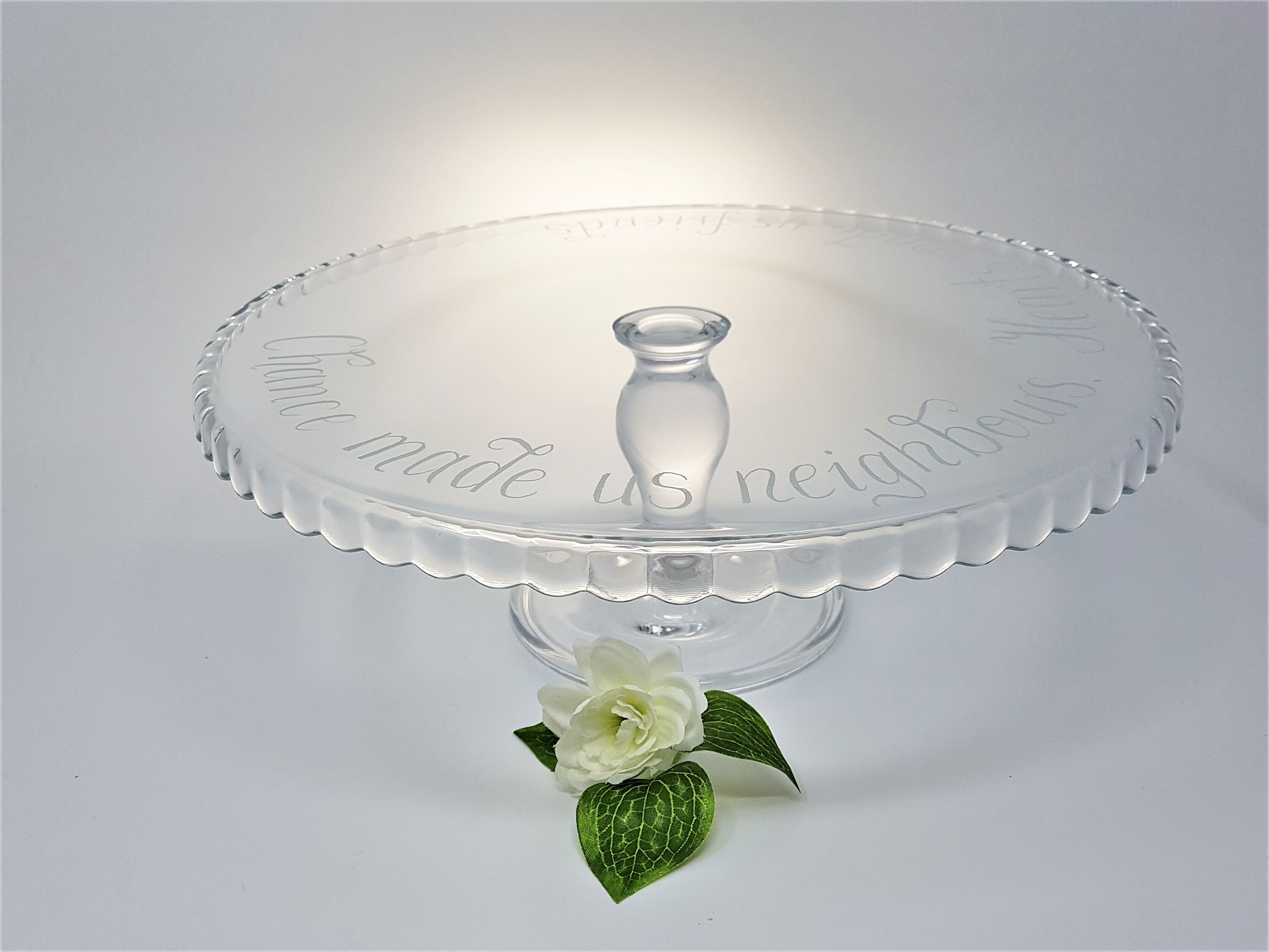 Personalised New Home Cake Stand Home Sweet Home Baking Gift Etsy