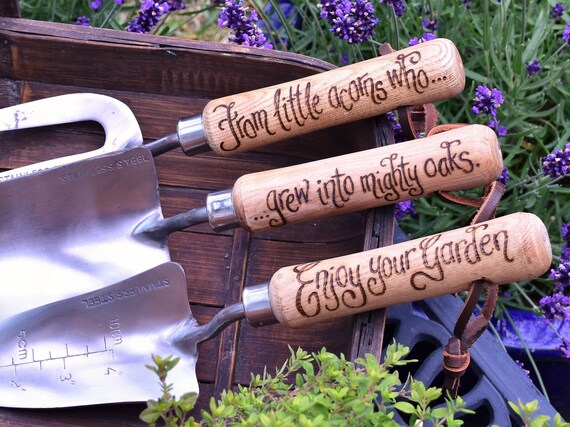 Thank You Teacher Personalised Garden Tools Little Acorns To - Etsy Denmark