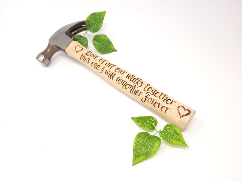 Personalised Hammer Gift From Bride Father of the Bride Etsy UK