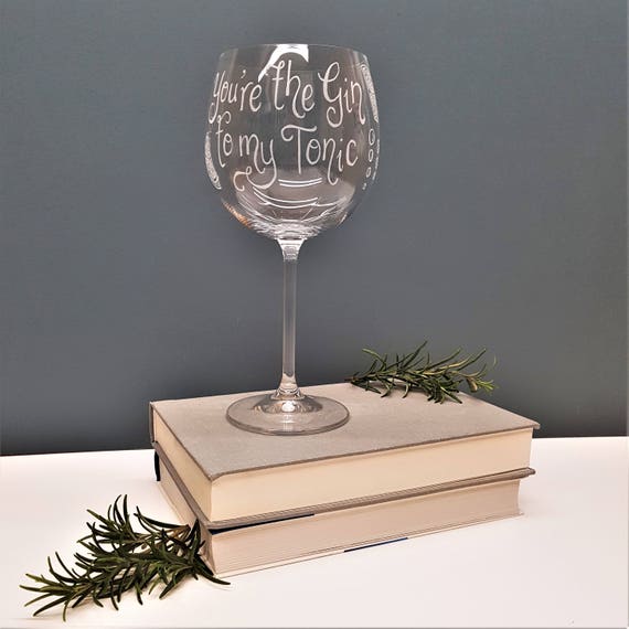 Personalised Gin Glasses Gin and Tonic Glass Custom Gin Etsy