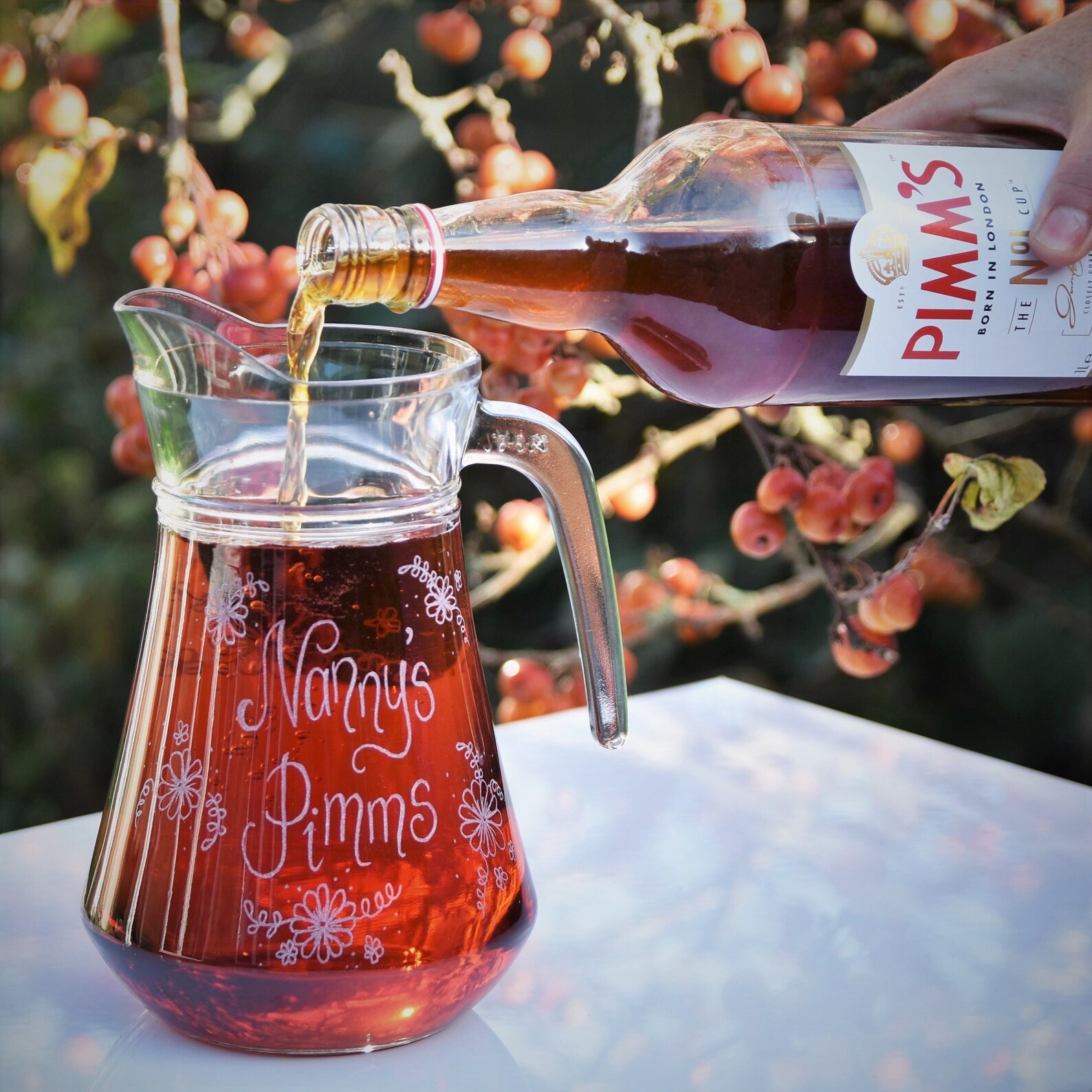 Personalised Glass Pimms Jug Custom Birthday Gift Pimms Etsy UK