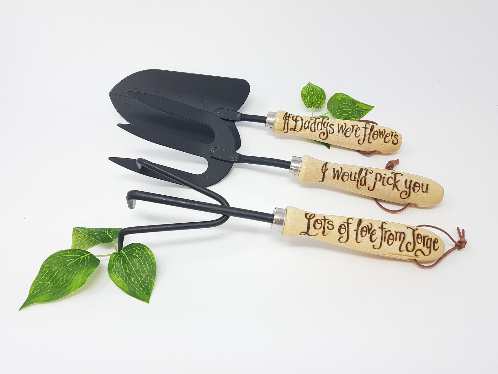 Personalised Daddy Garden Tools Useful Dad Gardener Birthday Etsy