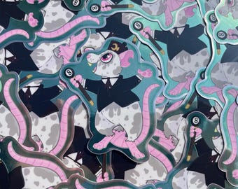 Mystery Maxwell Stickers! Mirror , Waterproof Rat Sticker