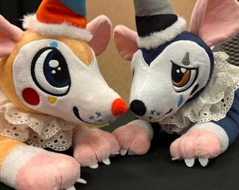 Topsy & Turvey The Clown Rats Weighted Cuddle Plush