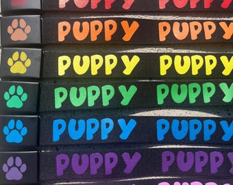 Inverted Puppy Fashion Belts! Variety of colors for costuming, accessory fashion, fursuit tail belt