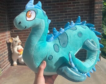 Lochness Monster, Nessie Weighted Plush, cute, cryptid plush