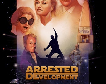 Arrested Development "Star Wars" Poster (Drew Struzan style)
