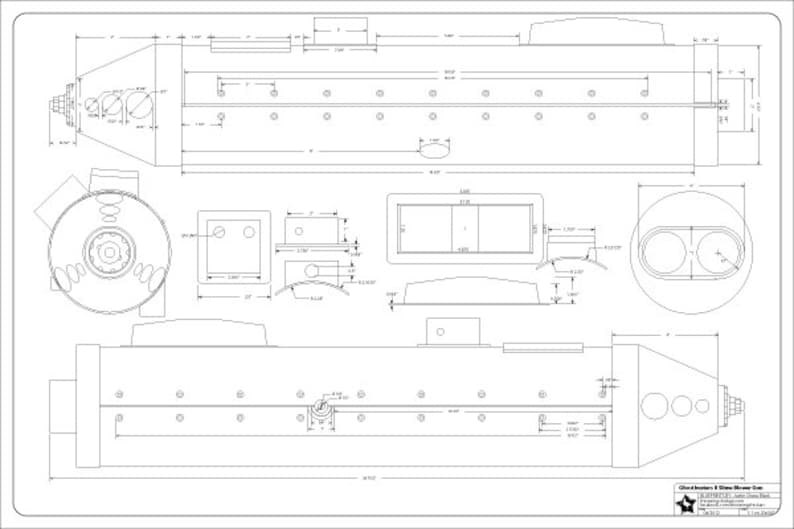 Ghostbusters II Slime Blower Blueprint Digital Download image 1