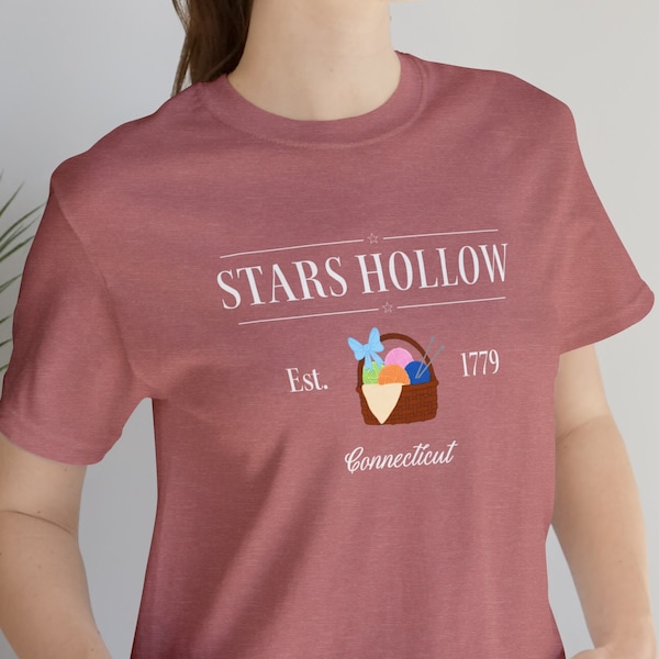 Stars Hollow Gilmore Girls T-Shirt, Fall Gilmore Girls Shirt, Knit-a-thon