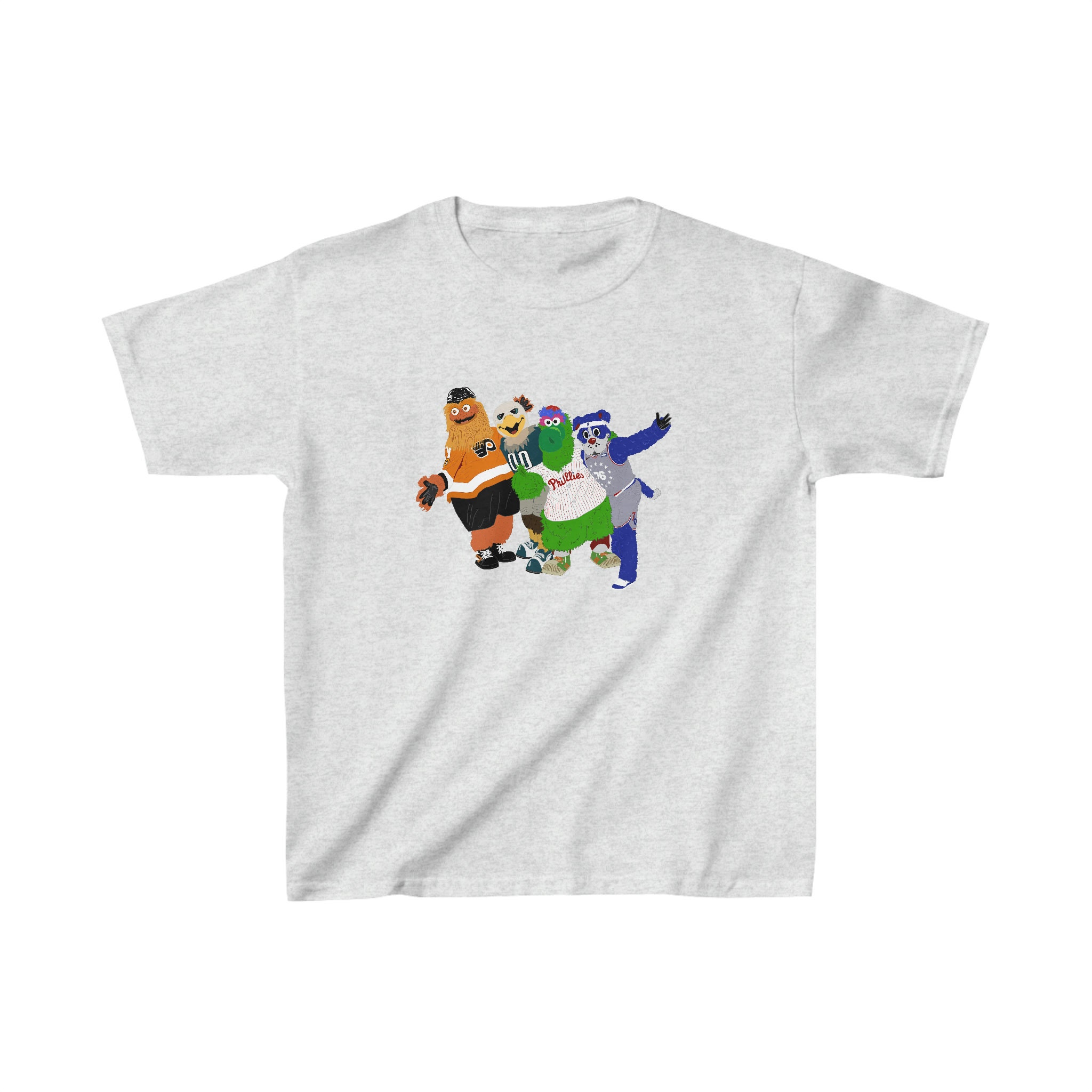 All Phillies Phanatic Flyers Gritty Eagles Swoop 76ers Franklin the Dog  Philly Flyers Mascot Sweatshirt, T-shirt - Ink In Action