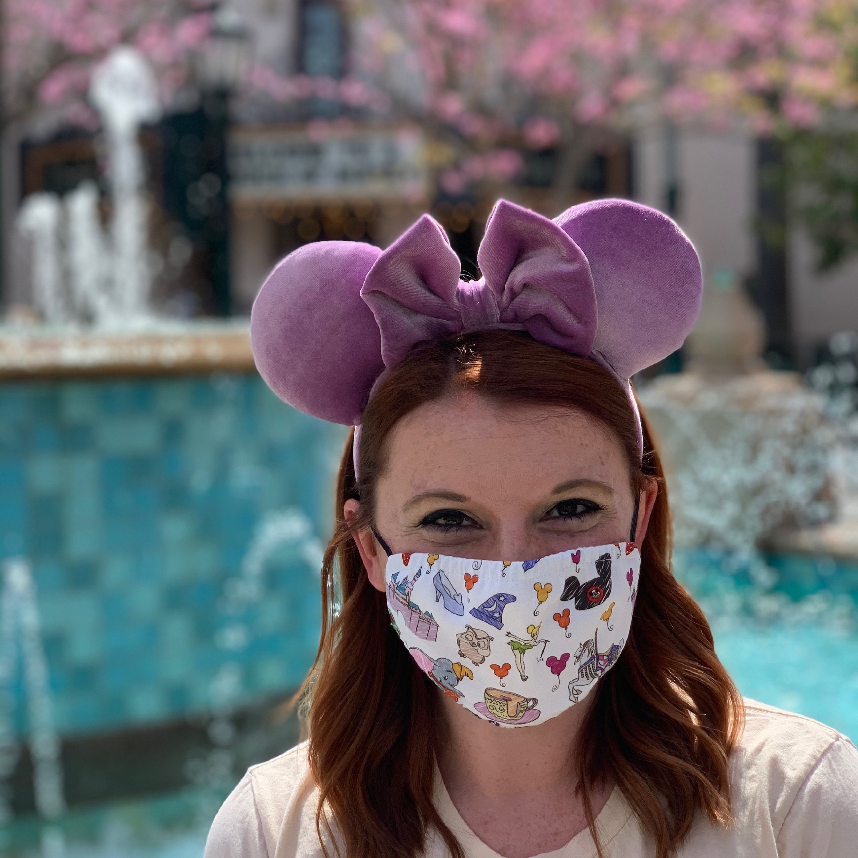 Disneyland Magic Face Covering/ Disney Face Mask Etsy