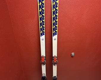 k2 255 skis Vintage Skis, Rare 1970s K2 255 Soft Downhill Snow Skis Set Pair Striped  With Marker M4 Bindings, Chalet Cabin Lodge Winter Sports Decor