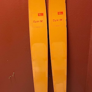 Antique Water Skis, Unique Antique Refurbished Water Ski Wall Art Set, Decoration water skis, Old fashioned water skis, Pair of water skis