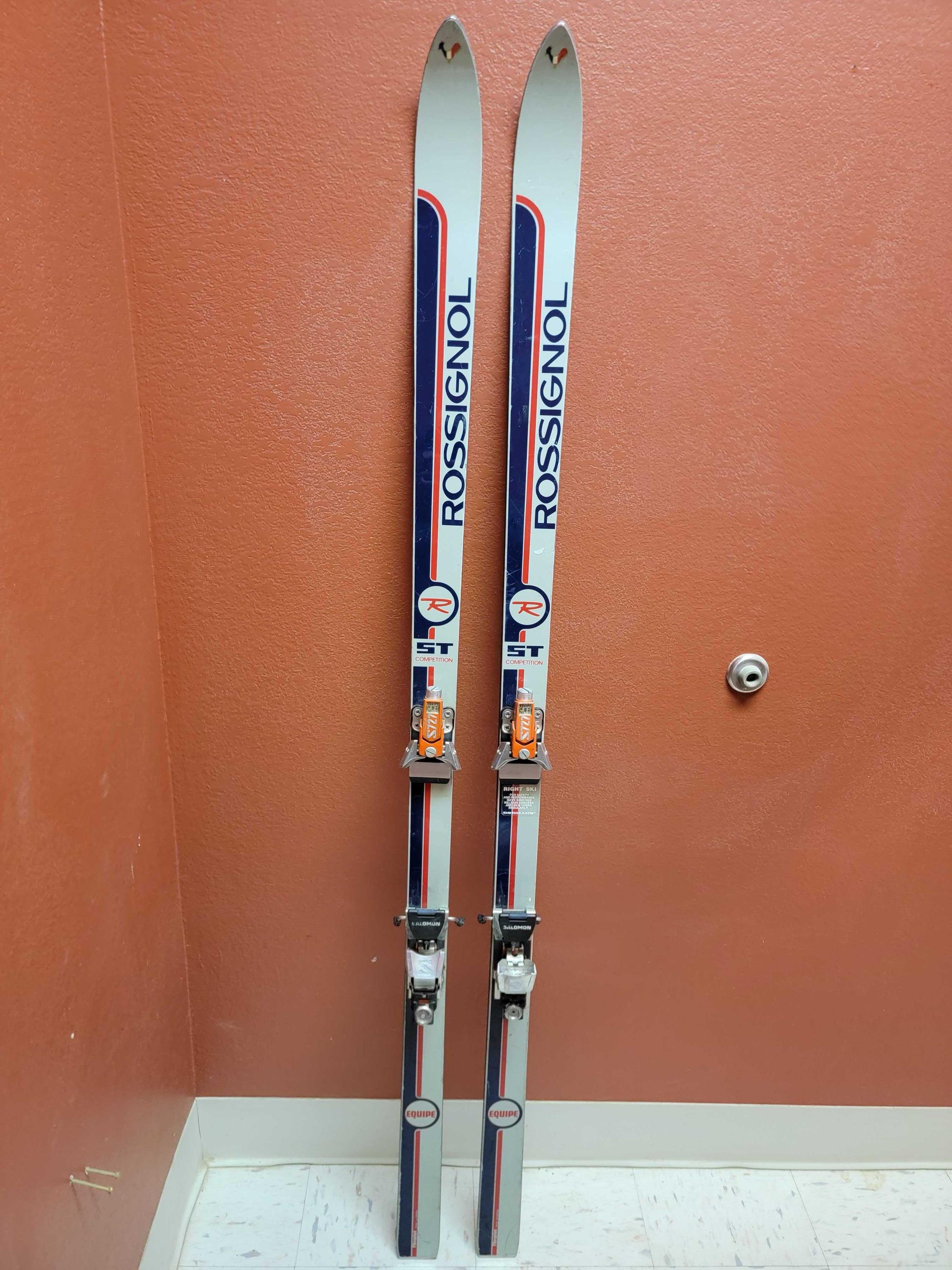 Rossignol ST Competition Skis, Refurbished Antique Wall Art Set - Etsy