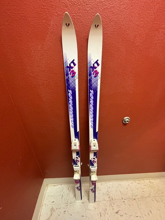 Rossignol Grand Prix Refurbished Antique Ski Wall Art Set (170cm