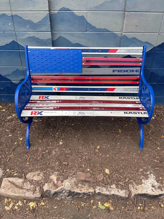 Retro outdoor bench sale