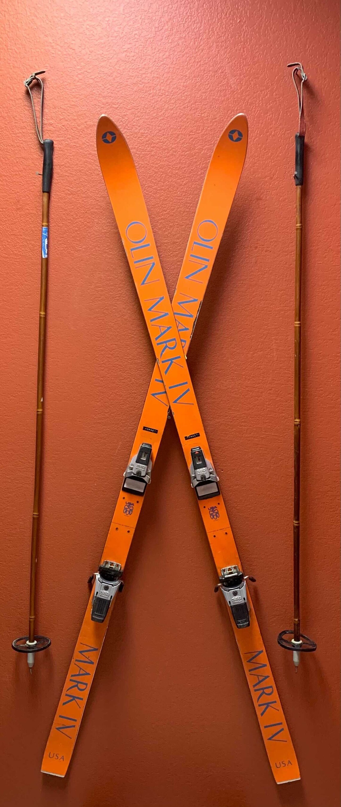 Antique Refurbished Olin Mark IV Ski Wall Art Set Etsy