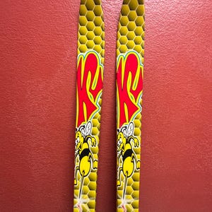 K2 Stinger, Unique Antique Refurbished Ski Wall Art Set