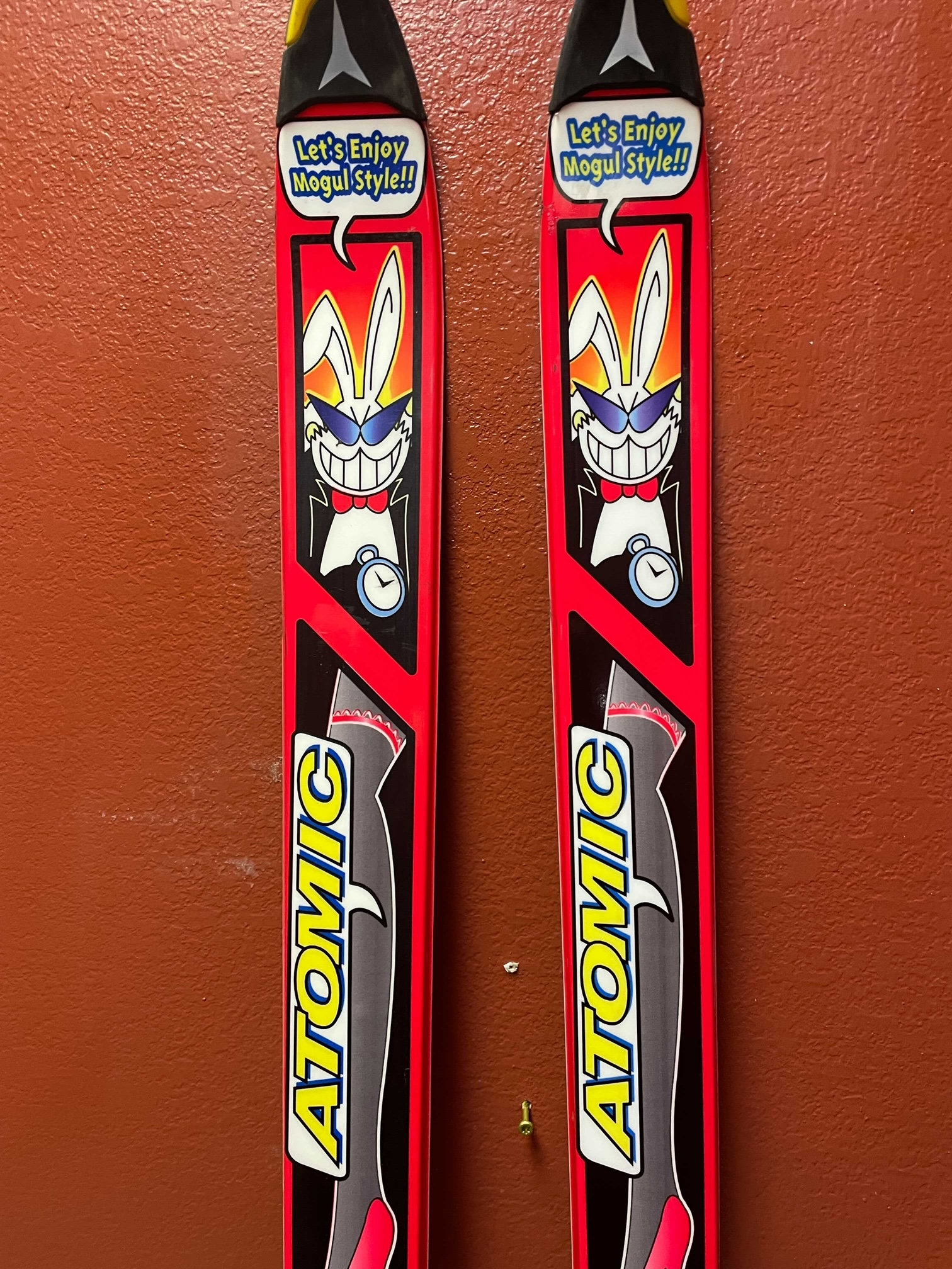 Atomic Team Mogul Antique Head Skis, Unique Antique Atomic Team Mogul Antique Head Skis, Unique Antique